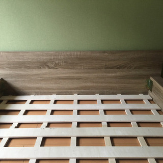 【セミダブル　ベッドフレーム】ロースタイルでつくる、くつろぎ空間の画像