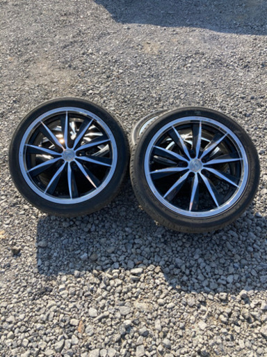 (中古ホイール付タイヤ)レオニス 18x7J4本セット225/40ZR18