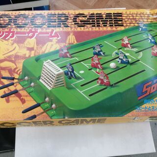 【現地取引歓迎】【レトロ】☆サッカーボードゲーム☆【パーツ未使用...