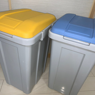 45Lゴミ箱✖︎2個　分別ダストboxジョイント式　分別ゴミ箱連結あり