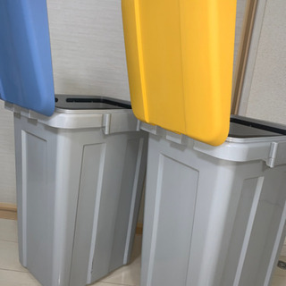 45Lゴミ箱✖︎2個　分別ダストboxジョイント式　分別ゴミ箱連結ありの画像