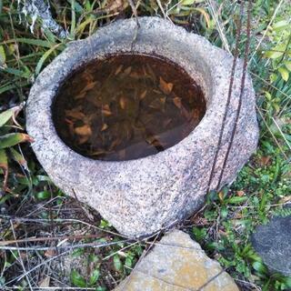 石臼　手水鉢　つくばい石　蹲の画像