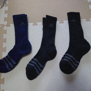 adidas★靴下3足セット★23～25cm？
