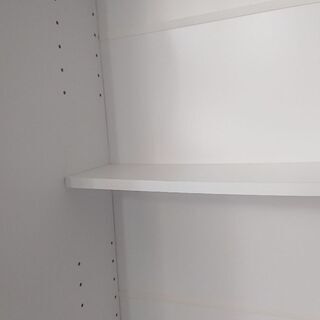 ホワイト 棚 美品の画像
