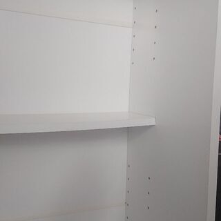 ホワイト 棚 美品の画像