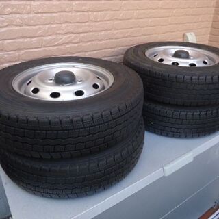 スバル純正　スタッドレス　４本セット　軽トラ、軽バン　サンバー純...