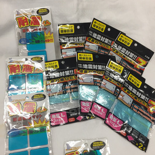 未使用☆耐震粘着マット 3種10個