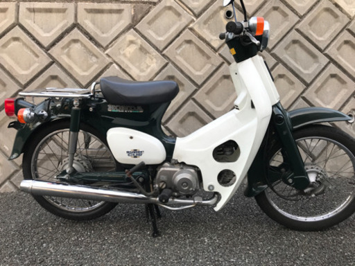 売約済み🔶ホンダ　スーパーカブ50 緑　キャブ車　C50 3速セル無　普通に乗れる　軽メンテ済　後タイヤ新品　福岡市