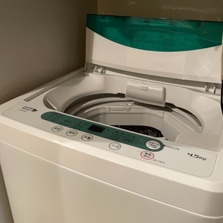 3/10まで【説明書つき】一人暮らし用 4.5k 洗濯機の画像