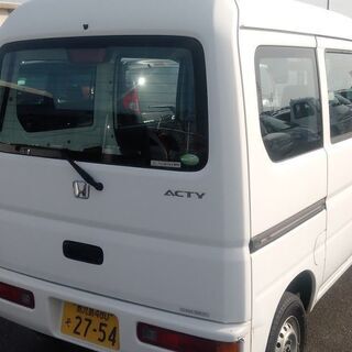 　H24年式　ホンダ　アクティ　ＳＤＸ　今月中、名義変更できる方最安値！！170000円　タイヤ交換　オイル交換済　 後席は広いフラットになります　軽貨物に最適　車検：令和４年　車検付きで乗って帰れます！ クレジットカード決済OK！ 不具合無くすこぶる快調ですの画像