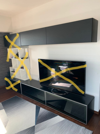 BoConcept テレビボード　収納上下セット