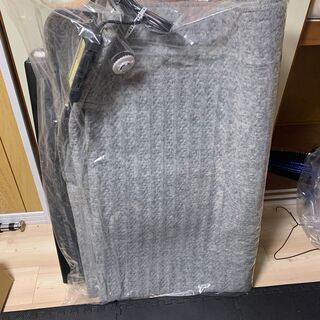 日本製 ホットカーペット 3畳 235cm×195cm コンパクト収納 グレー JCU301の画像