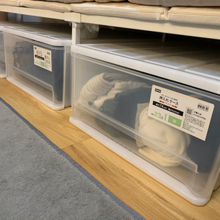 ニトリ押入れケース×3点の画像