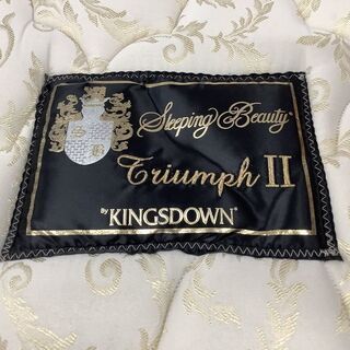 抜群の感触!!KINGSDOWN(キングスダウン)のダブルベッド!!【トレファク愛知蟹江店】の画像