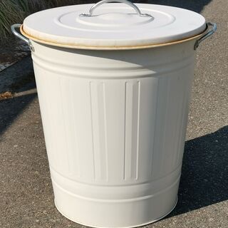 中古品★IKEA KNODDクノッド ふた付きゴミ箱 40L