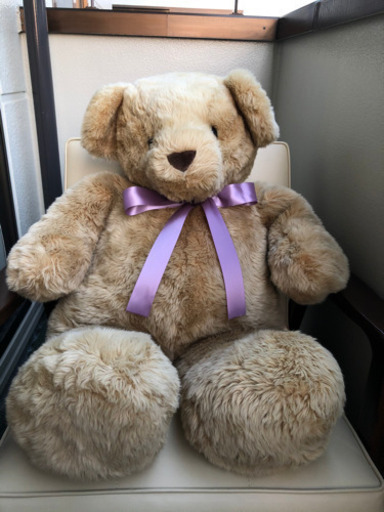 【受付終了】フワフワ⭐︎大きい　クマのぬいぐるみ(ピンク)  送料込み