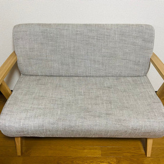 【美品】2人掛けソファ　モティ　Moti グレーの画像