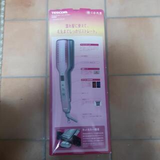 テスコム　マイナスイオン　ヘアーアイロン　新品未使用品の画像