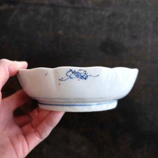 珍しい色合い◇伊万里　膾皿　なます皿　アンティーク　骨董品　古美術　蚤の市の画像