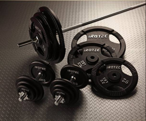 ハーフラック　バーベル140kg セット　中古　３月までにご購入される方は二万円割