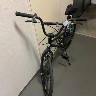 ノーパンク自転車 FUN EASY BMX 24インチ 完成車 マットブラック