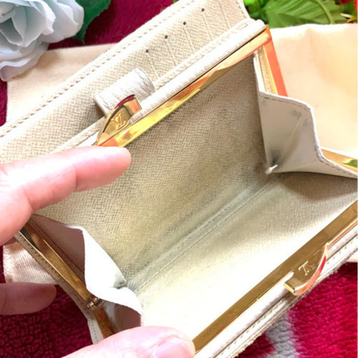 正規品 LOUIS VUITTON 春夏限定 コレクション がま口財布 一点物