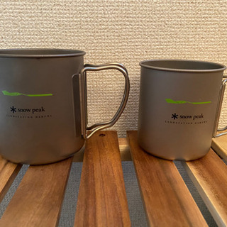 新品未使用 スノーピーク白馬限定 チタンシングルマグ300 450 セット 新品未使用スノーピーク白馬限定 チタンシングルマグセット 450&300
