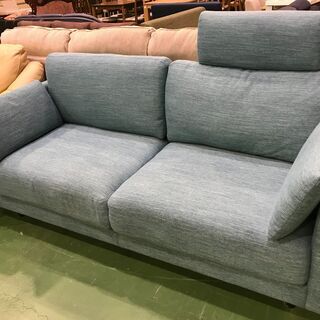 ニトリ　3人用布張りソファ　(CA10)