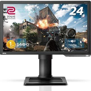 【7/30まで】BenQ ゲーミングモニター 24インチ 144Hz 1ms ブルーライト軽減 ZOWIE XL2411Pの画像