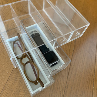 総額　約7,000円　無印良品　アクリケースの画像