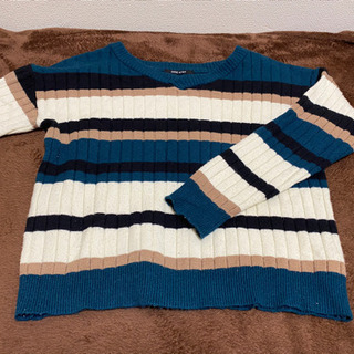 レア！ONE WAY レディース　ストライプ　セーター