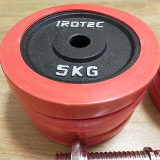 ダンベルセット (5kg * 4, 2.5kg *4, 1.25kg * 4)の画像
