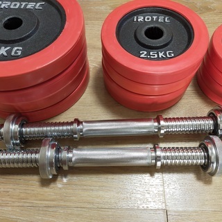 ダンベルセット (5kg * 4, 2.5kg *4, 1.25kg * 4)の画像