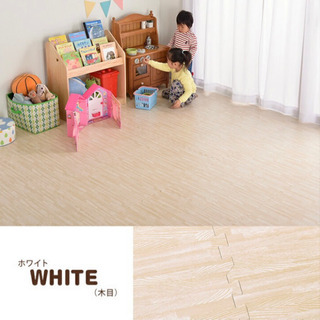 木目ジョイントマット ホワイトの画像
