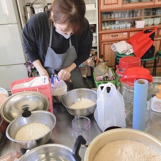 梅干し作りの画像