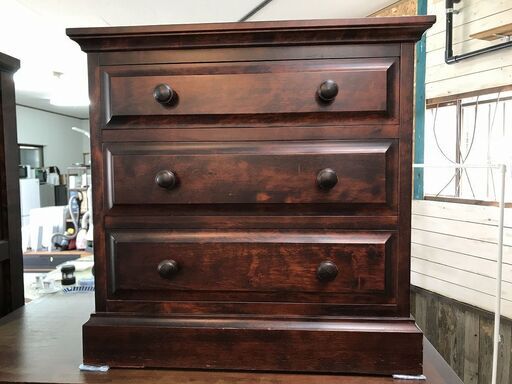 ioy0224　北海道民芸家具　チェスト　小引き出し　タンス　現物確認OK　引取歓迎　一部配達可