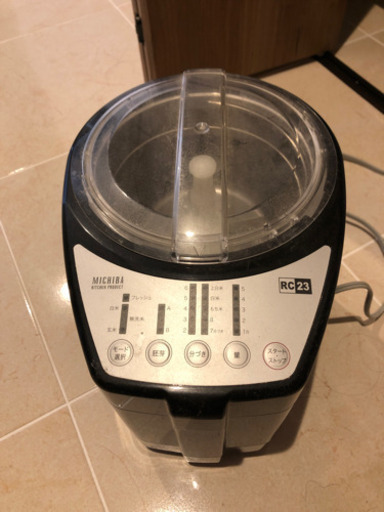 半額に値下げしました！！　精米機（家庭用）