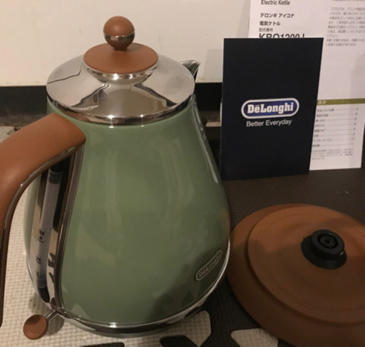 デロンギの電気ポット⭐︎新品未使用