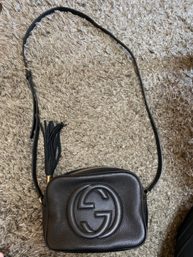 GUCCI ソーホーレザー スモール ディスコバッグ