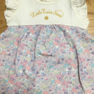 未使用・キキララTシャツ【90㎝】