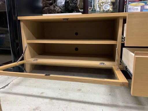 無印良品 木製 AVラック オーク材 幅150cm テレビ台 テレビボード AVボード 無印 南12条店