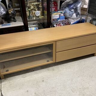 無印良品 木製 AVラック オーク材 幅150cm テレビ台 テレビボード AVボード 無印 南12条店