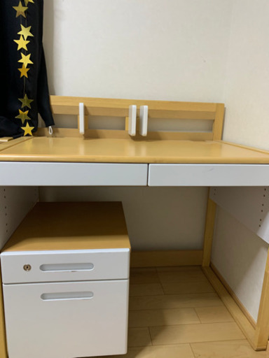 学習机　学習机セット　白机　デスク