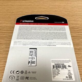 【決まりました】キングストンテクノロジー SSD 240GB 2.5インチ SATA3 TLC NAND採用 A400  SA400S37/240Gの画像