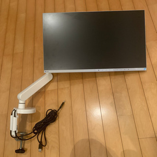 EIZOのディスプレイ　油圧ARMとセット