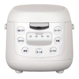 多機能 炊飯器 5機能搭載 3.5合 コンパクト炊飯器 の画像
