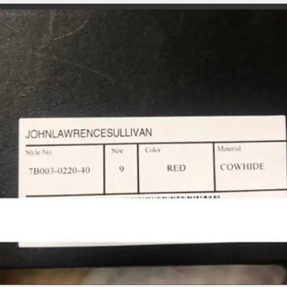 john lawrence sullivan スクエアトゥ　ヒールブーツの画像