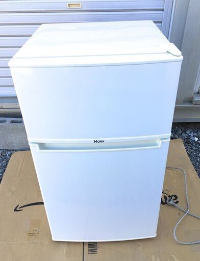 格安 ハイアール86L　2ドア冷凍冷蔵庫JR-N85A(W)  2015年式 動作品