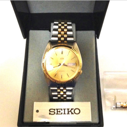希少品】SEIKO5（機械式）自動巻 （ゴールド・シルバー）入手困難/希少