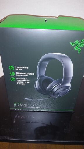 本日まで！【最終値下げ】ゲーミングヘッドセット　Razer Kraken X　未使用　開封品　格安3500円　FPSにどうぞ！